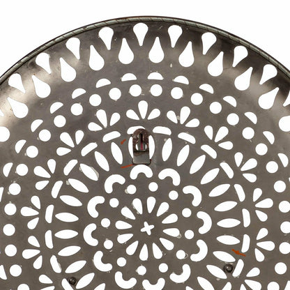 Plow & Hearth Silver Medallion Wall Décor, Set of 2