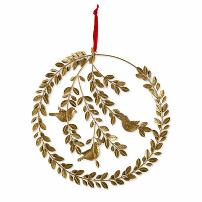 Plow & Hearth Jeweled Metal Holiday Wreath