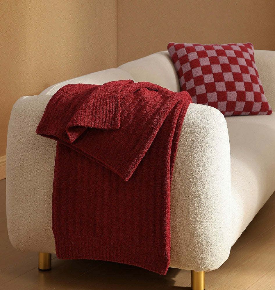 Plow & Hearth Checkerboard Throw Pillow