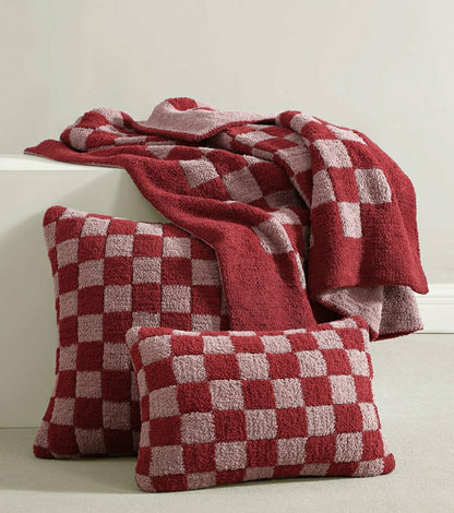 Plow & Hearth Checkerboard Throw Pillow