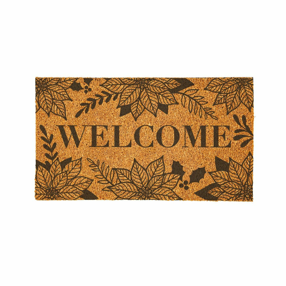 Plow & Hearth Coir Mat, "WELCOME", 28"x16"