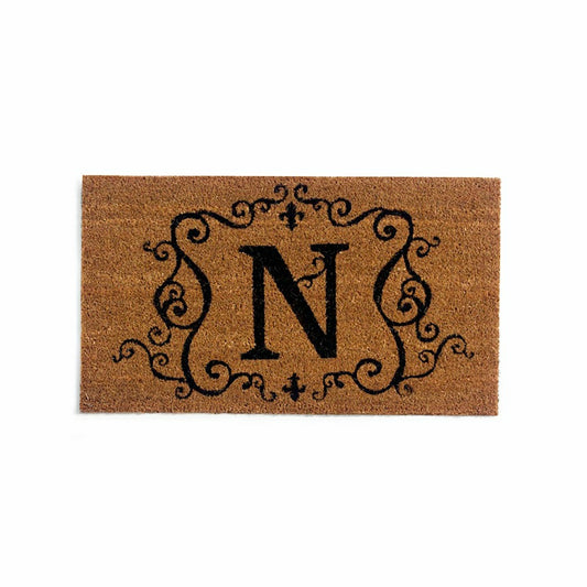 Plow & Hearth Monogrammed Coir Doormat