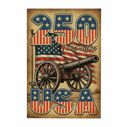 Plow & Hearth Red White & Bloom Indoor Wood Wall Décor, 250USA, 24"x16"