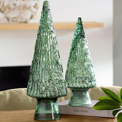 Plow & Hearth 13" Recycled Glass Tree