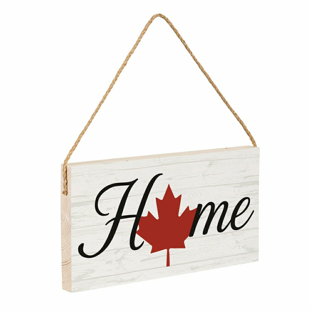 Plow & Hearth Canada Pride Hanging Signs w/rope Landscape (11“x6”)​