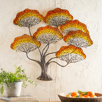 Plow & Hearth Ginkgo Tree Mosaic Wall Art