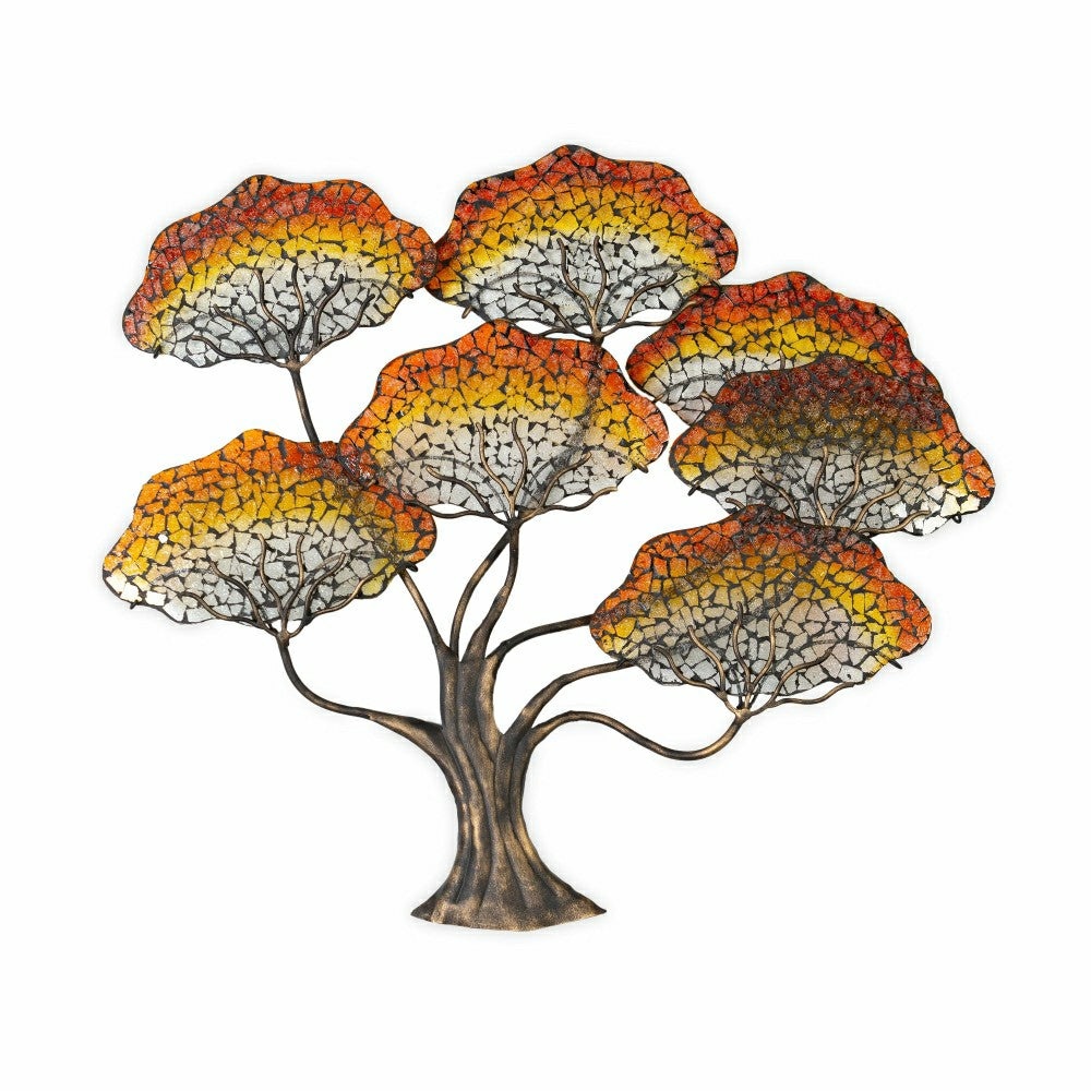 Plow & Hearth Ginkgo Tree Mosaic Wall Art