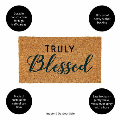 Plow & Hearth Blessed Coir Mat
