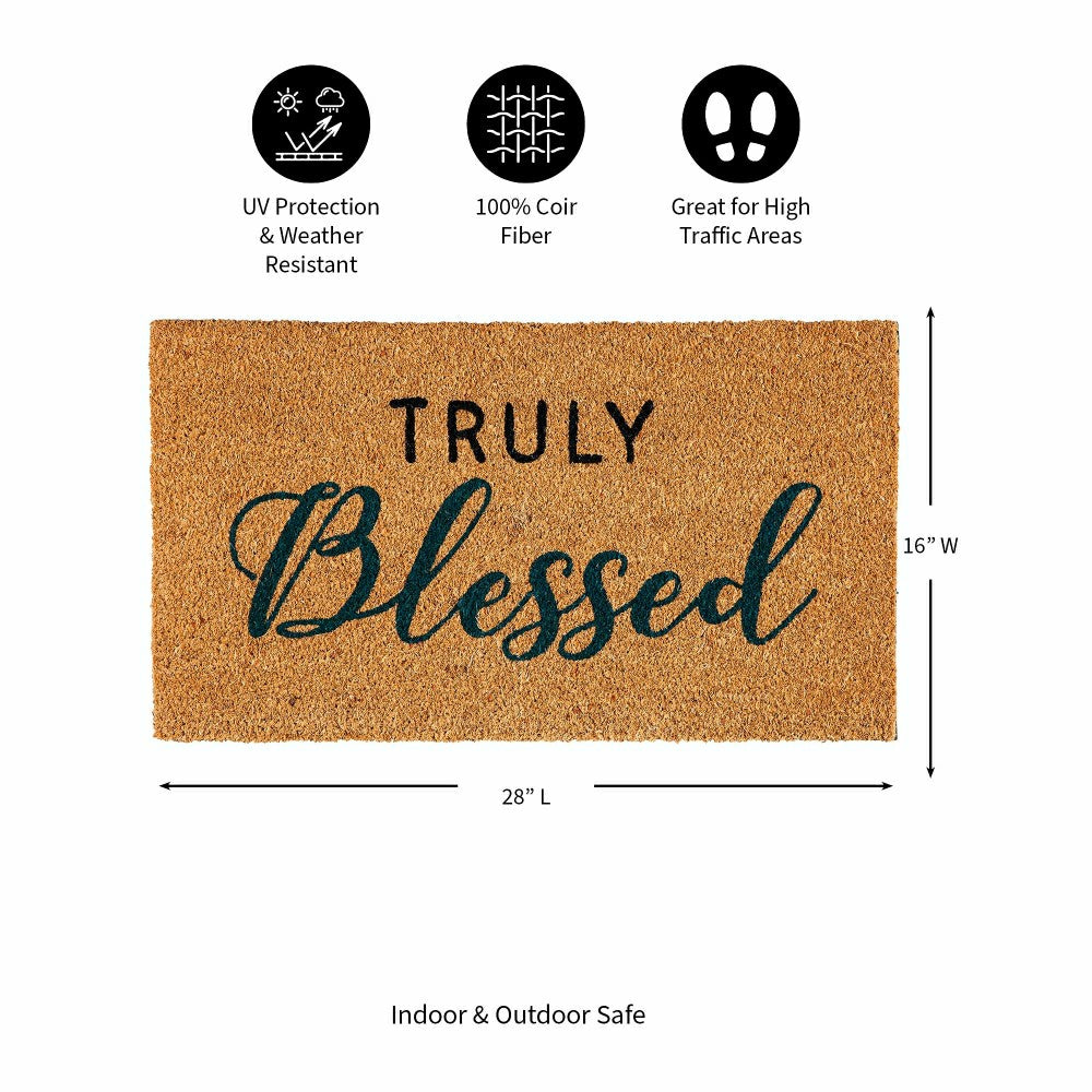 Plow & Hearth Blessed Coir Mat