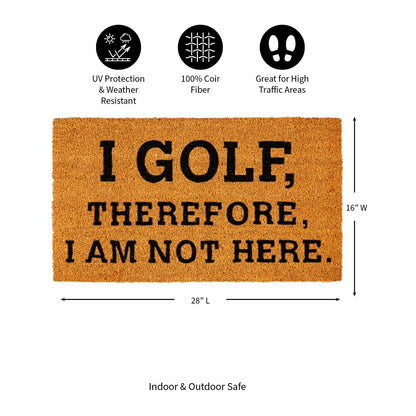 Plow & Hearth I Golf Coir Mat