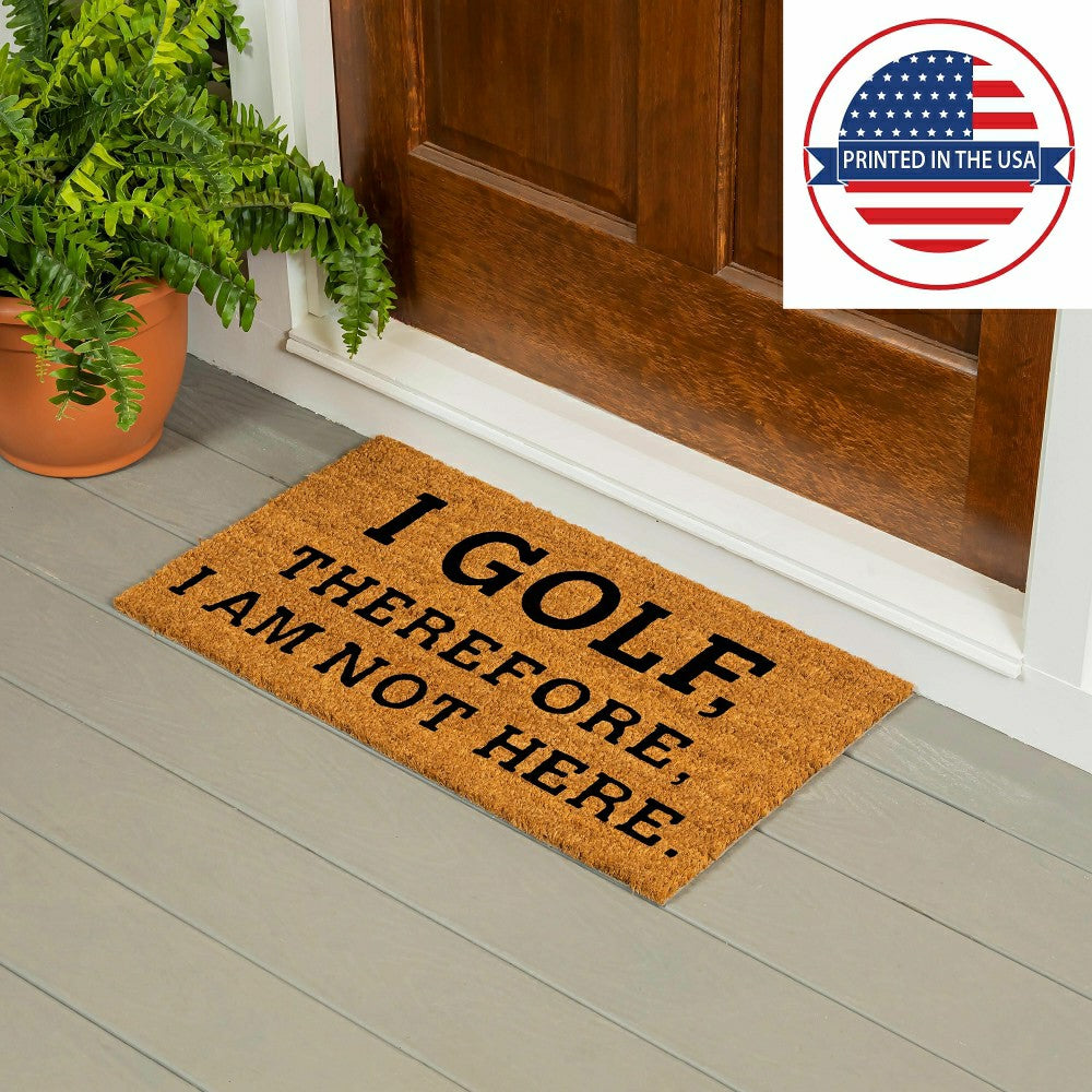 Plow & Hearth I Golf Coir Mat