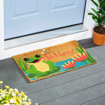 Plow & Hearth Be Hoppy Coir Mat