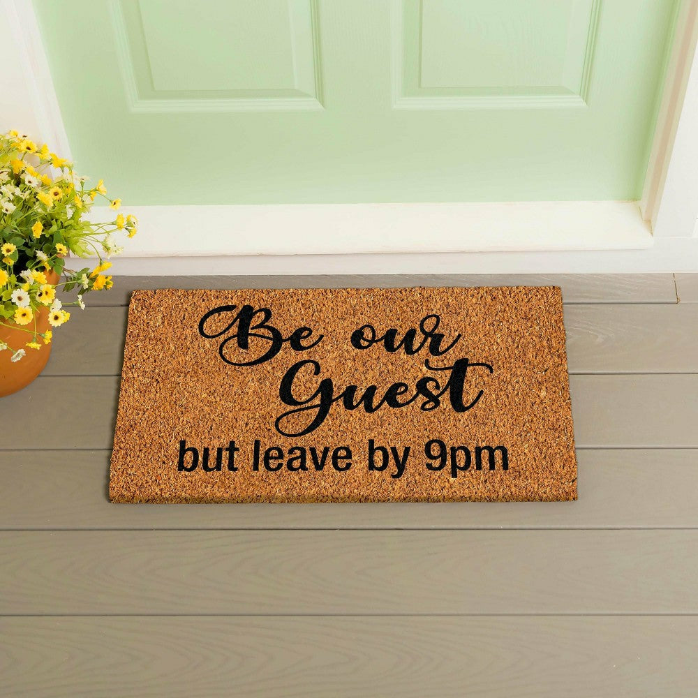 Plow & Hearth Be our guest but...Coir Mat