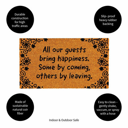 Plow & Hearth All Our Guest Coir Mat