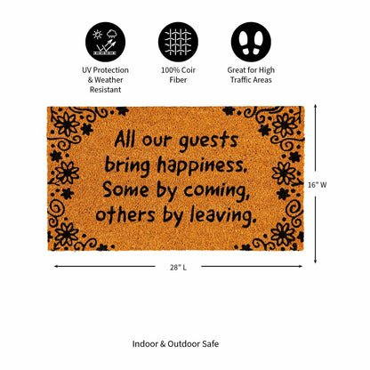 Plow & Hearth All Our Guest Coir Mat