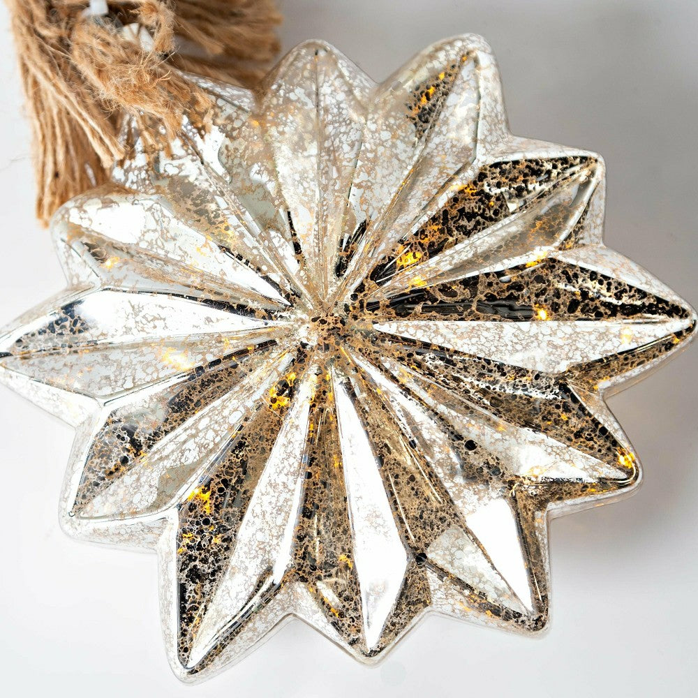 Plow & Hearth Star Rope Hanging Light