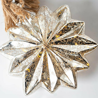 Plow & Hearth Star Rope Hanging Light