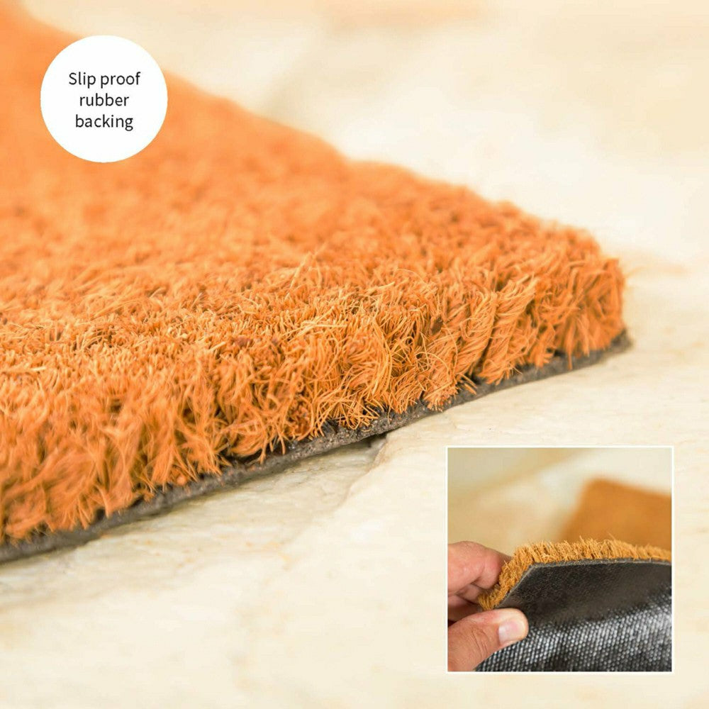 Plow & Hearth Spider Welcome Coir Doormat, 28"x16"