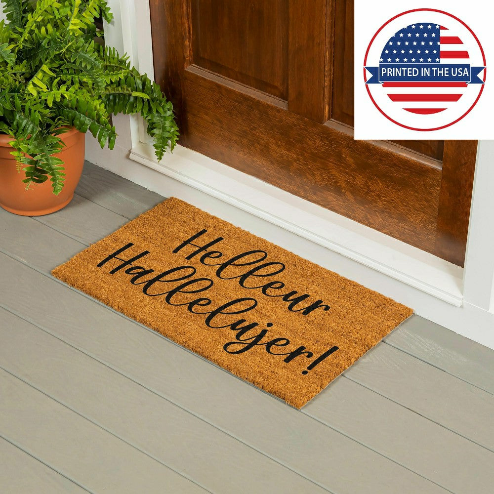 Plow & Hearth Helleur Coir Mat