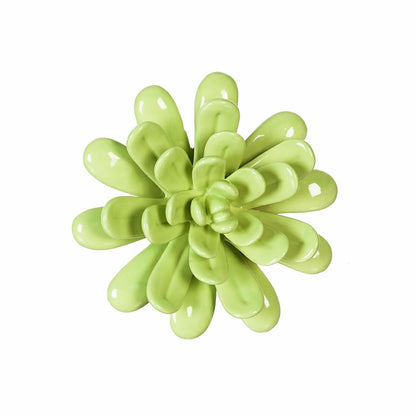 Plow & Hearth She Shed Indoor Wall Décor, Ceramic Wall, San Pedro Cacti, Asst of 3
