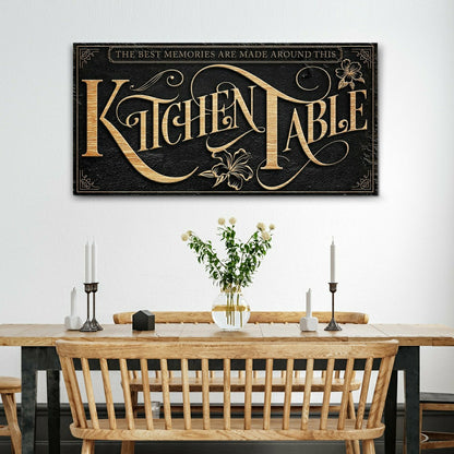 Plow & Hearth Kitchen Table Sign