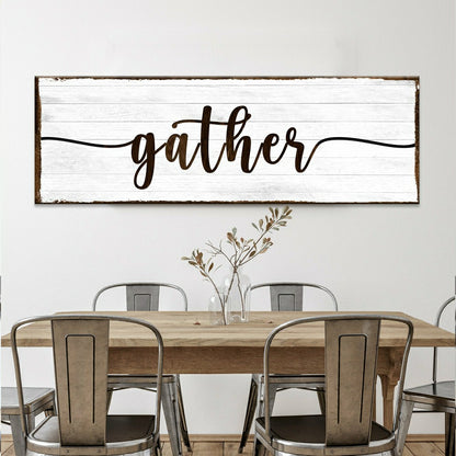 Plow & Hearth Gather Wall Art Sign
