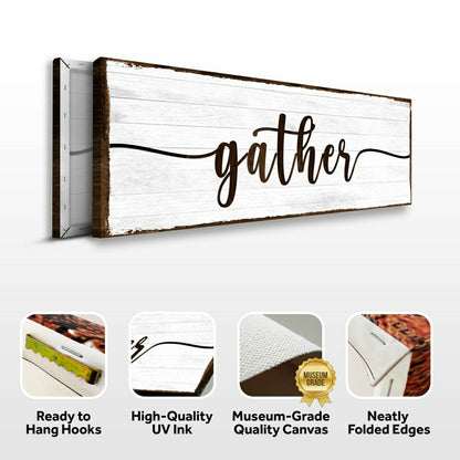 Plow & Hearth Gather Wall Art Sign