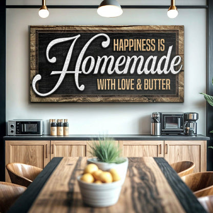 Plow & Hearth Happiness Is Homemade With Love And Butter