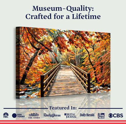 Plow & Hearth Crossing Autumn Wall Art