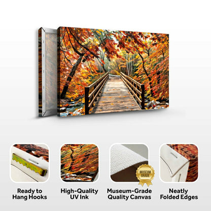 Plow & Hearth Crossing Autumn Wall Art