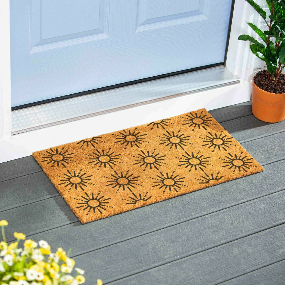 Plow & Hearth EG Studio Southwest/Texas Coir Mat, 28"x16"