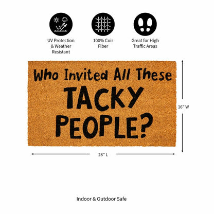 Plow & Hearth Tacky People Coir Mat
