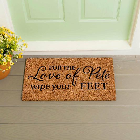 Plow & Hearth Love of Pete Coir Mat